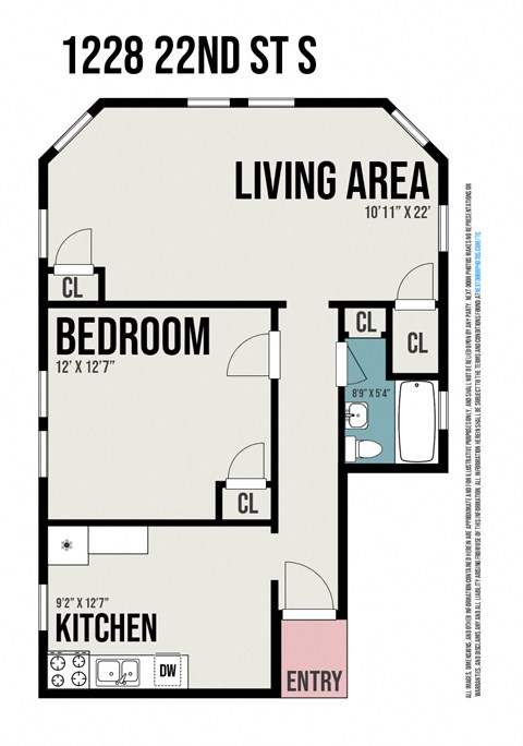 1248 22nd Street South 1 Bed Apartment for Rent - Photo Gallery 21